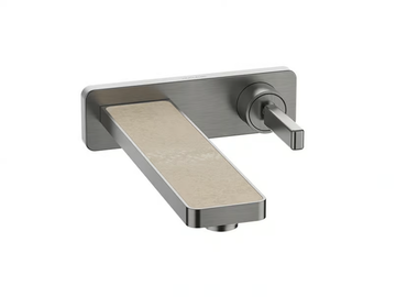 GZERO - Wall-mounted single handle washbasin mixer by GUGLIELMI RUBINETTERIE - view 2